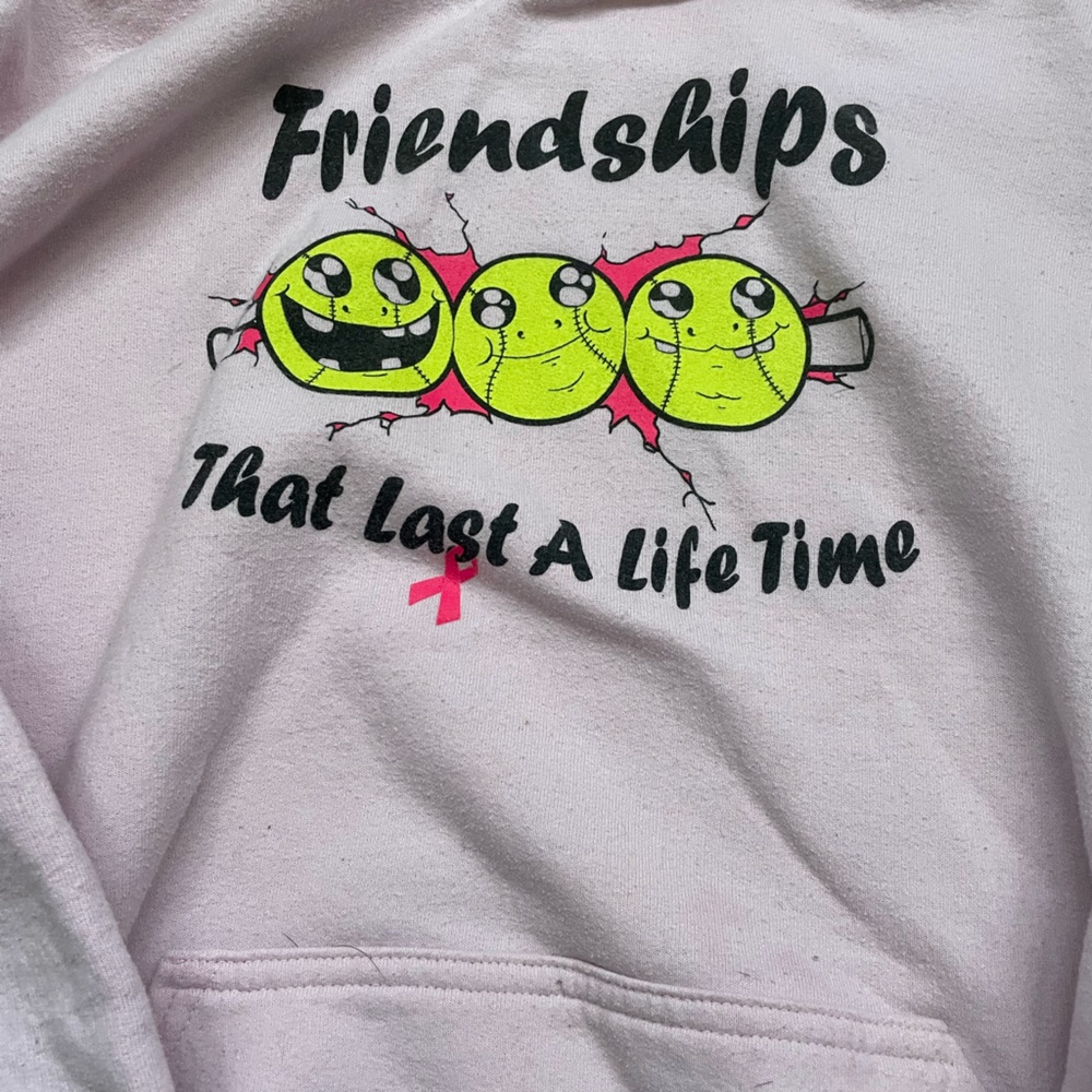 Used condition, softball sweatshirt, size medium